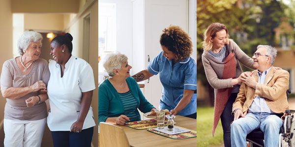 Elderly people being cared for at Wrexham care home